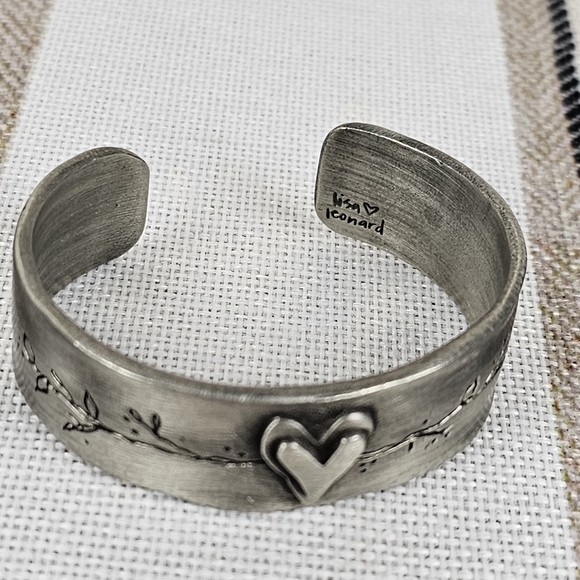 LISA LEONARD Designs Let Love Grow Pewter Cuff Bracelet - Picture 11 of 12